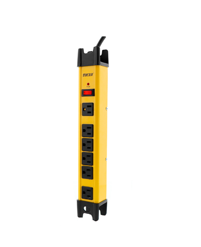 Protector Tipo Regleta-1E/6S/TipoB15A-120vAC-2200W-HeavyDuty