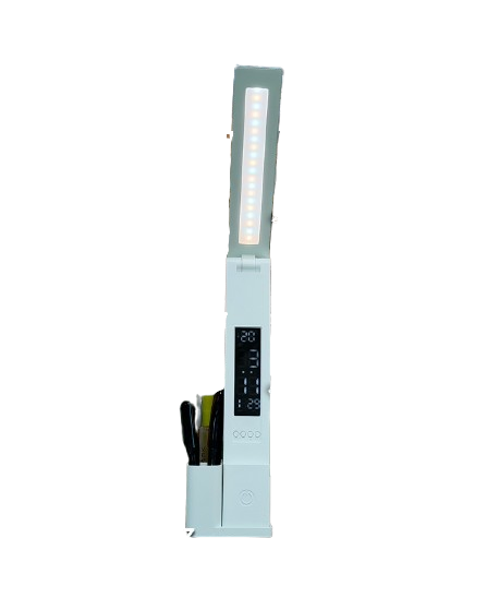 LÃ¡mpara de mesa recargable reloj