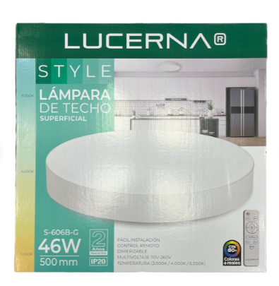 LÃ¡mpara de Techo Superficial Lisa 32W