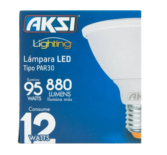 Bombillo Led 12W-Par30-E27-3K-880L