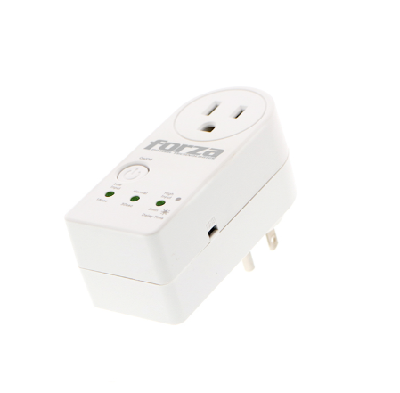 Protector de Voltaje 900J 120V1800W 1 Ouletr Blanco-Forza